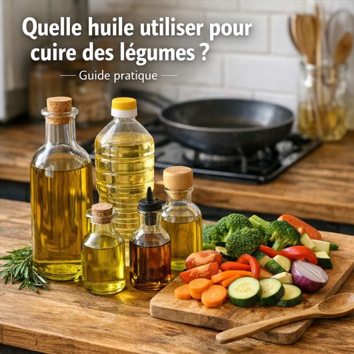 Quelle huile utiliser pour cuire des légumes ? Guide pratique