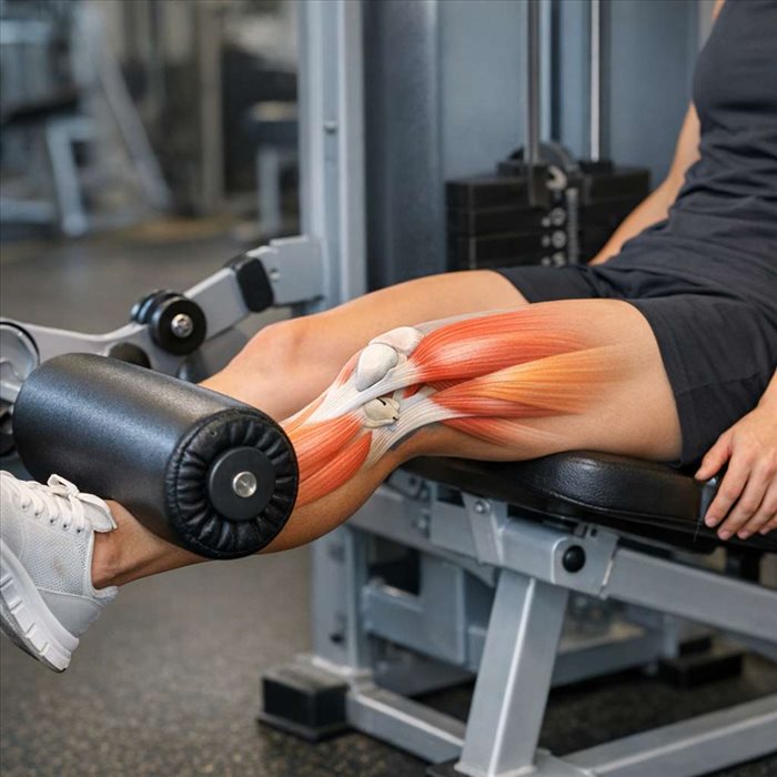 Extension du genou : muscles, mouvement et rôle du quadriceps