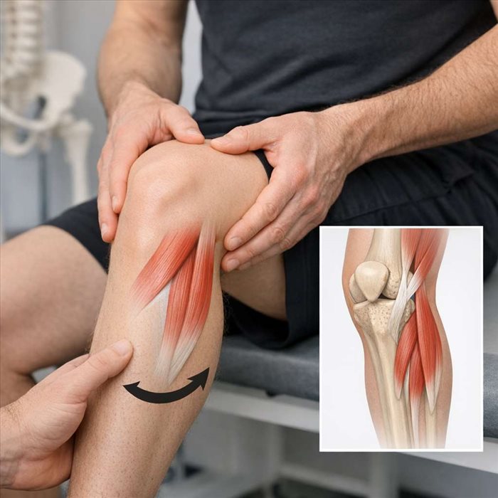 Rotation interne du genou : muscles et fonctionnement expliqués
