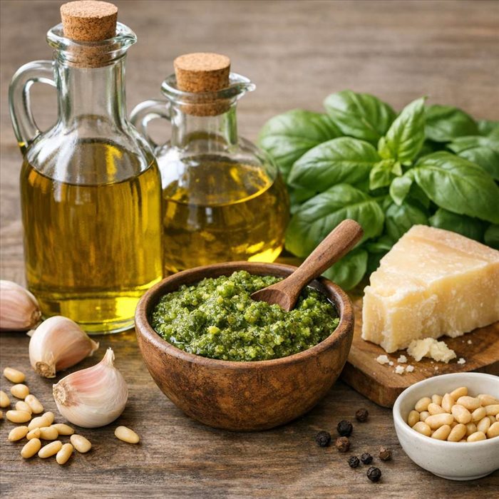 Quelle huile choisir pour un pesto réussi et savoureux ?