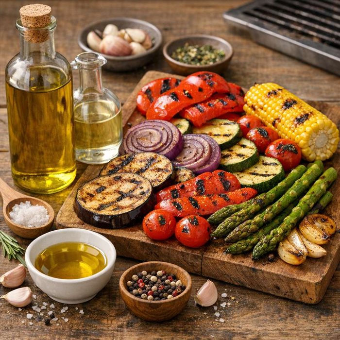 Quelle huile pour des légumes grillés ? Guide simple et gourmand