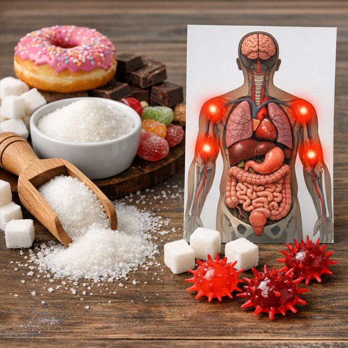 Sucre et inflammation : pourquoi l’excès enflamme le corps ?