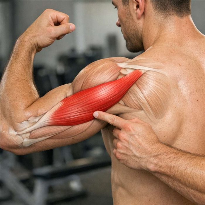Muscle triceps brachial : anatomie et rôle clé du bras