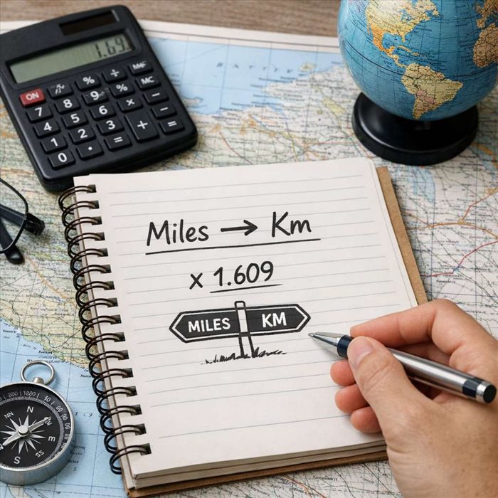Convertir des miles en kilomètres : formule simple et rapide